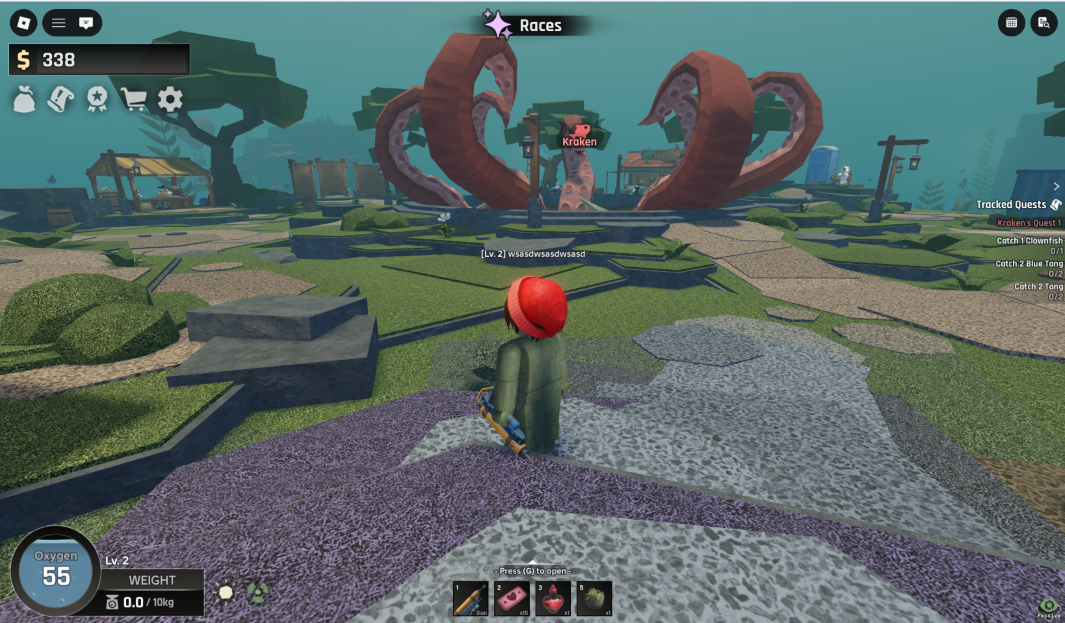 In the Abyss, you need to find Kraken before you can use the redemption code.